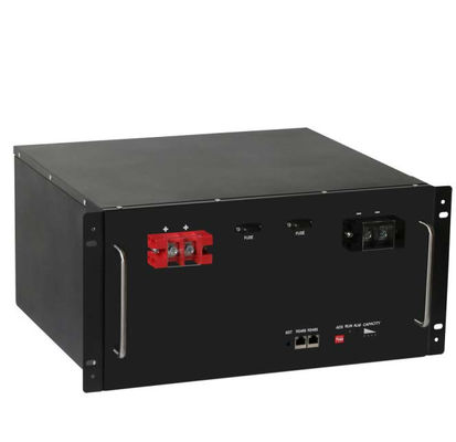 র্যাক মাউন্ট করা লাইফপিও 4 লিথিয়াম ব্যাটারি 48V 100Ah স্টোরেজ ব্যাটারি হোম জন্য