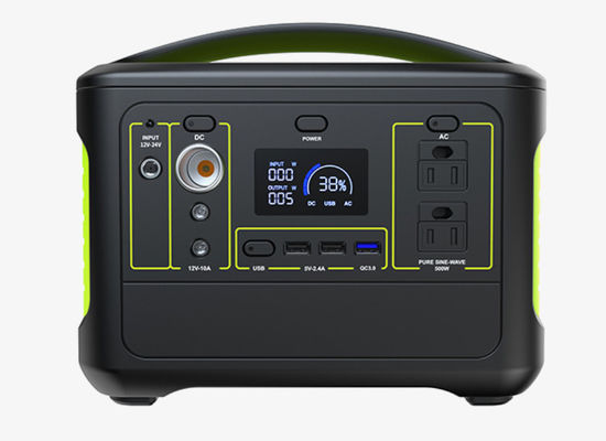 500W 100ah আউটডোর পোর্টেবল পাওয়ার স্টেশন লিথিয়াম আয়ন ব্যাটারি