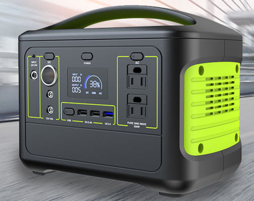 500W 100ah আউটডোর পোর্টেবল পাওয়ার স্টেশন লিথিয়াম আয়ন ব্যাটারি