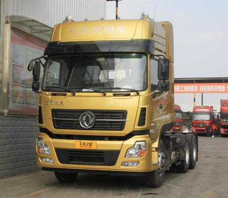 ভারী দায়িত্ব 40T ক্যাপ ট্র্যাক্টর 6x4 সিএনজি চালিত ট্রাক ট্রেলার 8 চাকা